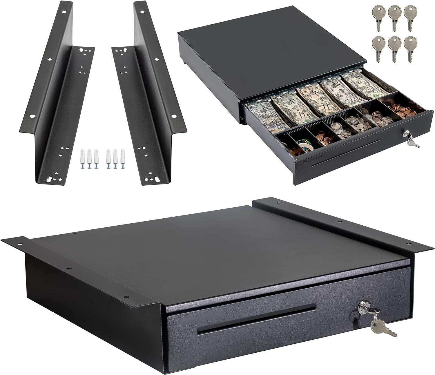 Under Counter Mounting Metal Bracket for 13" and 16" cash drawer