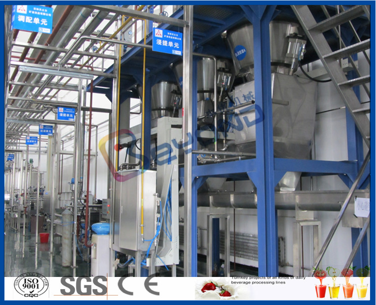 Juice Tea Beverage Production Line , Food And Beverage Service Equipments