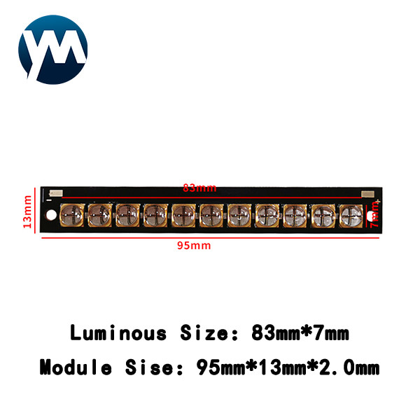 Line Light Source UV LED Module 110w Curing Water Cooling Quartz Lens