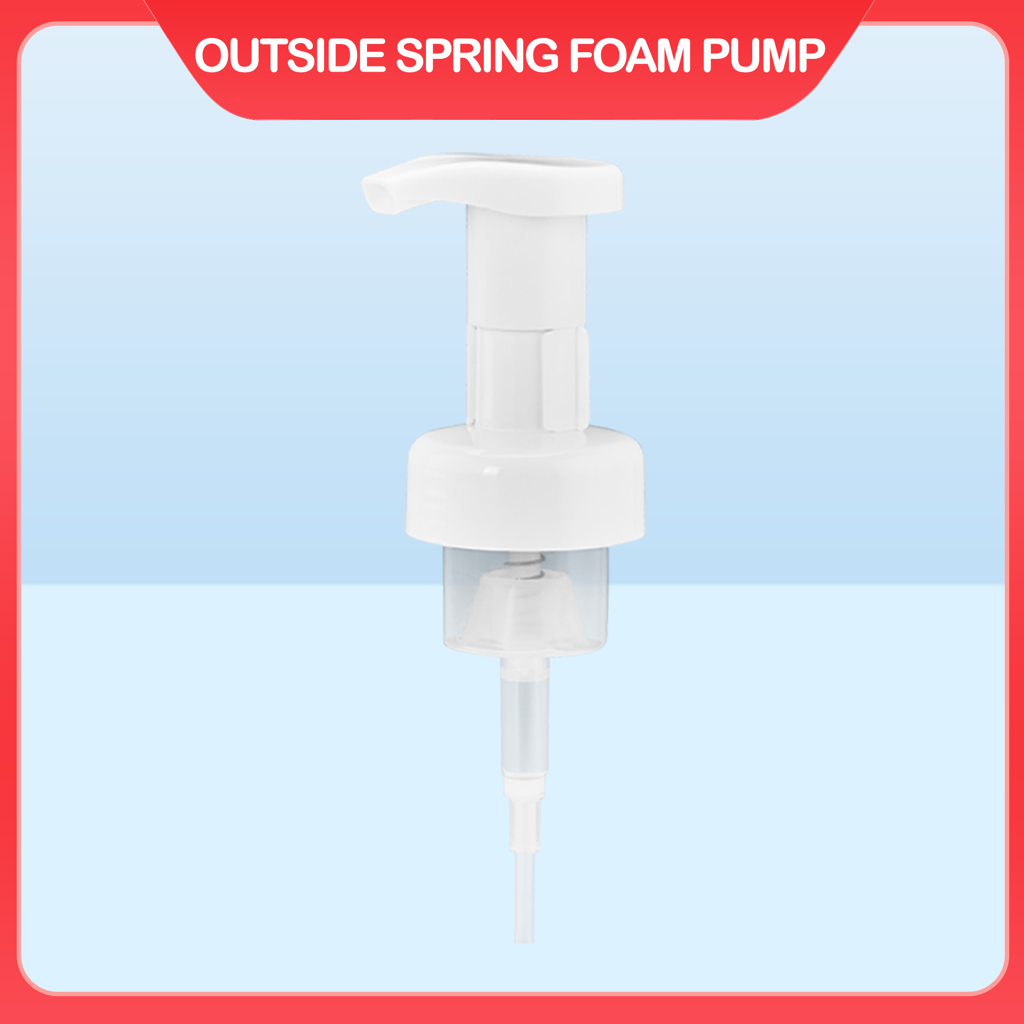 Screw-on Closure Cosmetic Lotion Pump Made Of PP Material