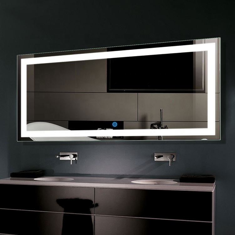 Hotel and Barbershop Interior Decorative Rectangle Led Bathroom Vanity Illumination