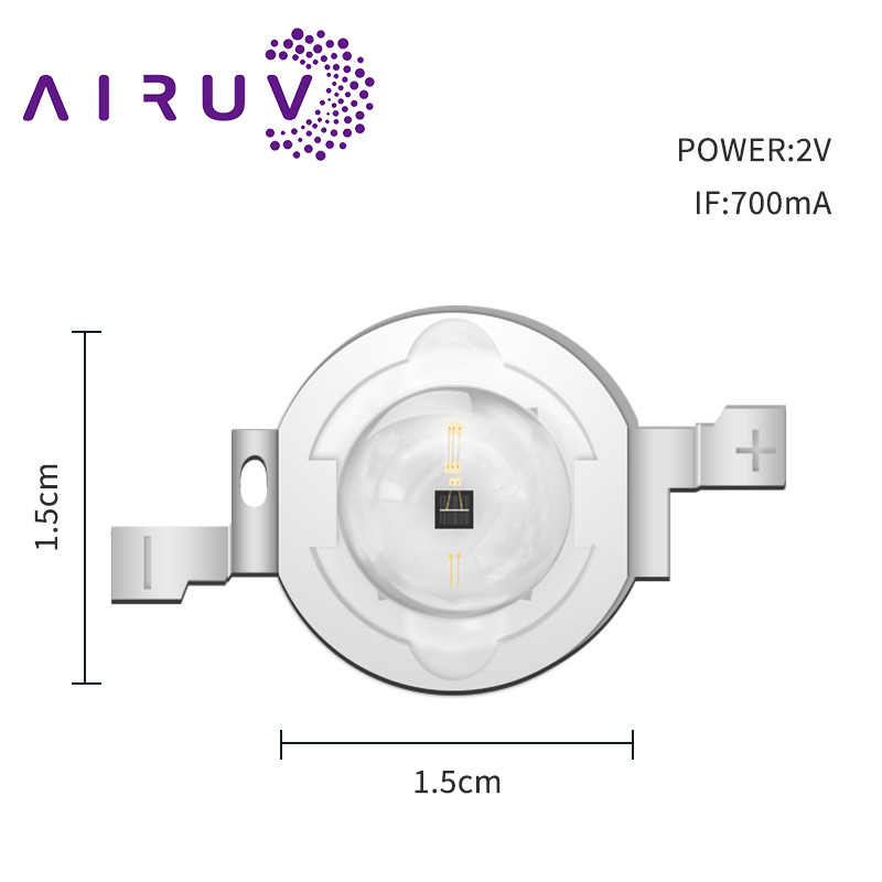 Wholesale 2W 585-590nm 800-810nm LED Chip 950-1100mW 700mA 2.0-2.4V For Therapeutic Lamp