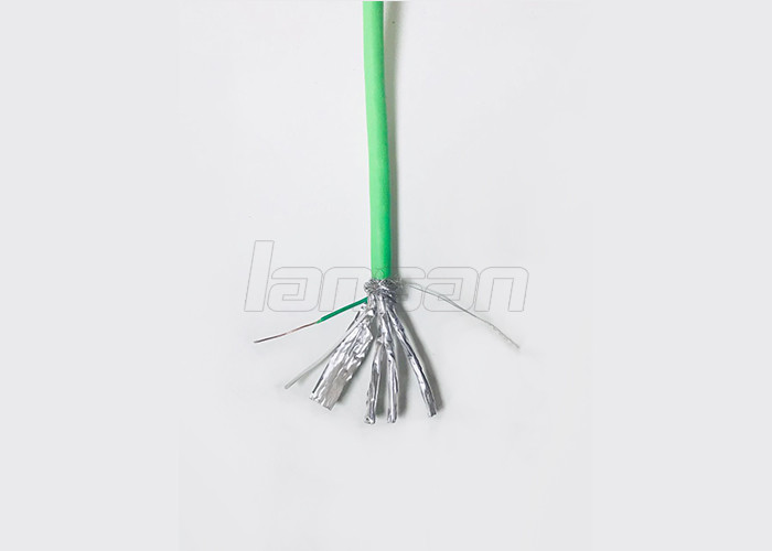 PVC Jacket HDPE Insulation Bare Copper Cat 7 Ethernet Cable