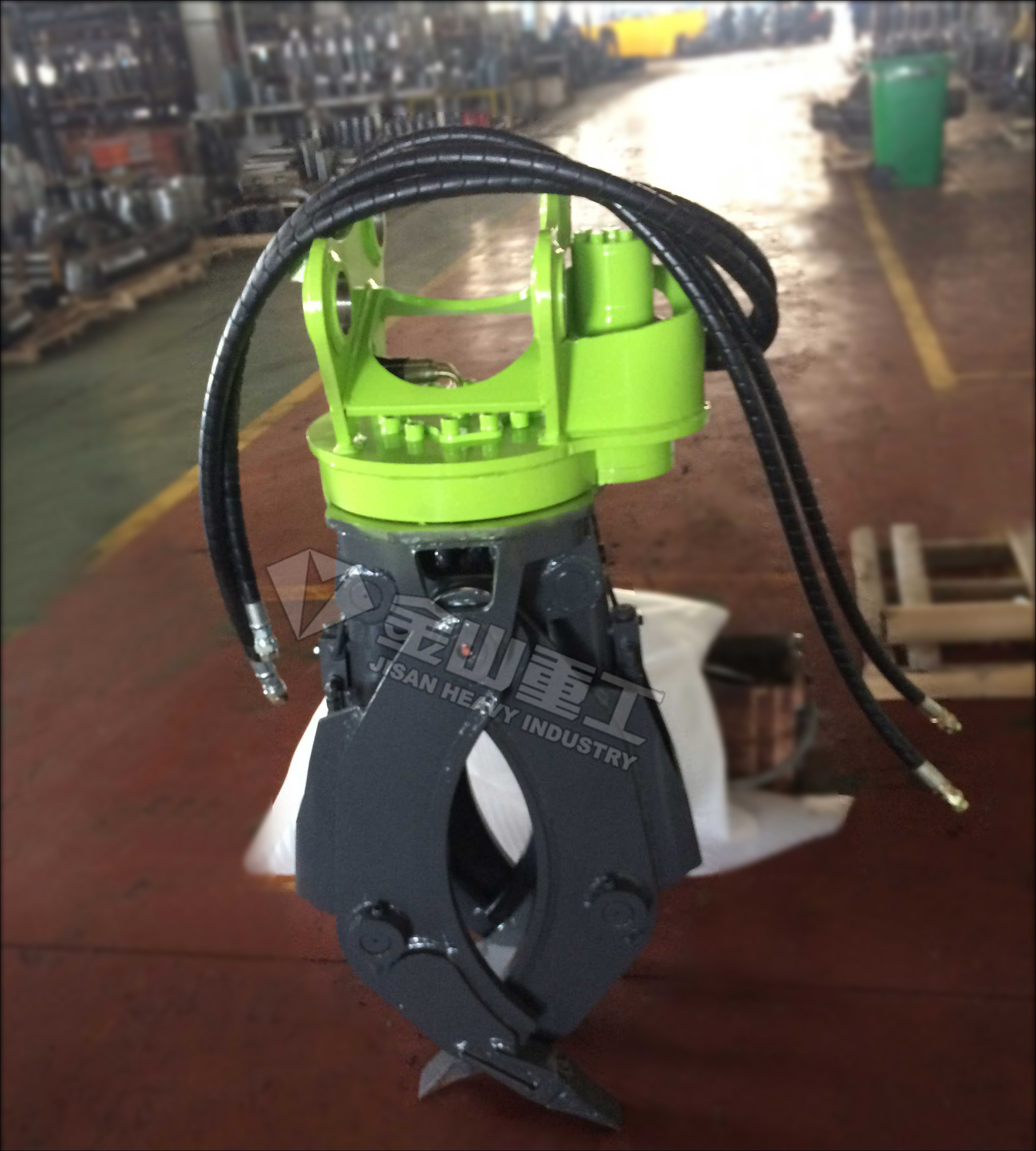 Excavator Attachments Hydraulic Log Grapple , Bobcat 320 Log Grab For Mini Digger