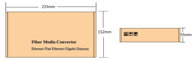 Single Mode Fiber Optic Switch 2 RJ45 2 SFP Ports Auto Negotiation 5% - 90% Humidity
