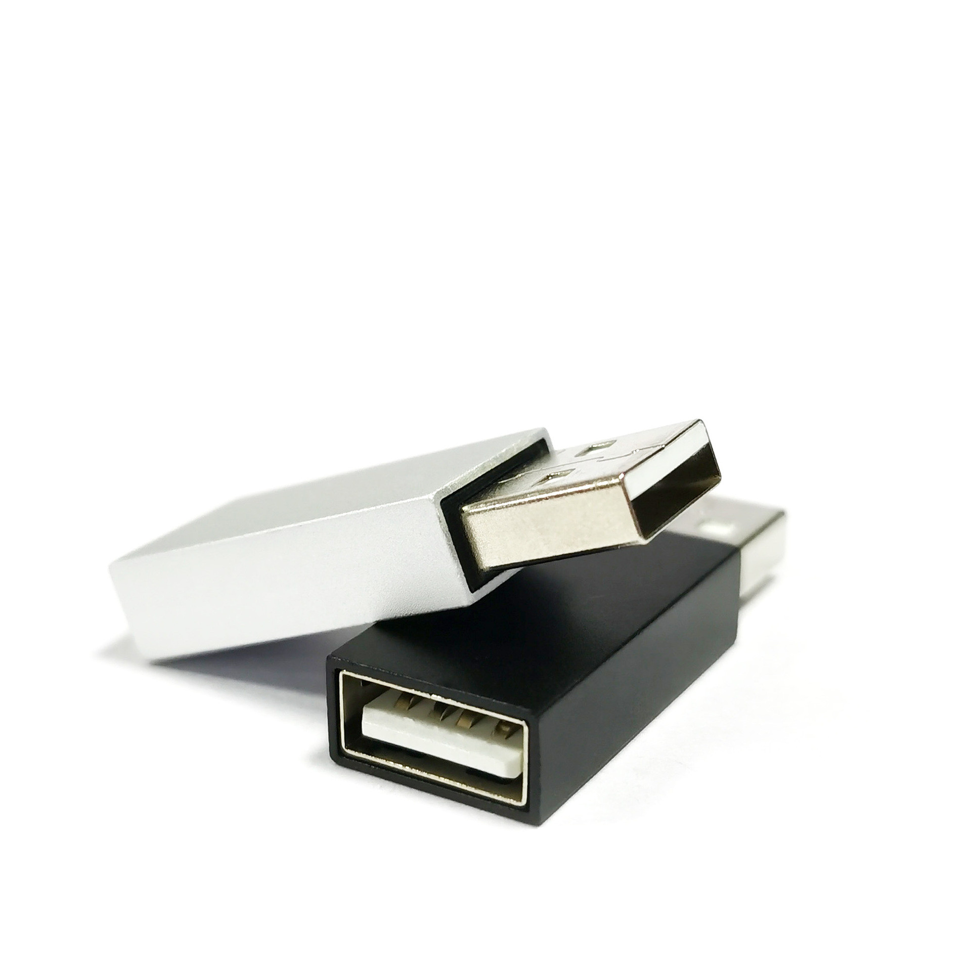 2g Cord Charger Adapter Blocker For Cell Phone Data Stop USB Defender - Silver