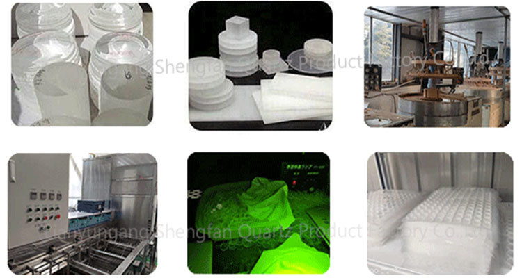 Transparent Glass Quartz Urn , Technical Glass Products Hardware Anti Corrosion
