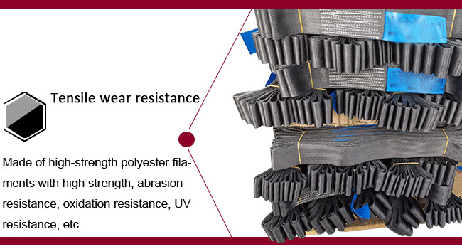 0.5T Lifting Sling Polyester Endless Polyester Sling Customized Length