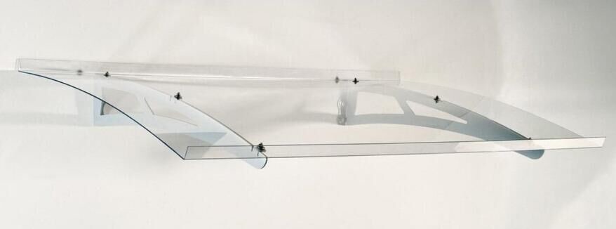 Galvanized Steel Frame 150cm Door Window Awning Canopy