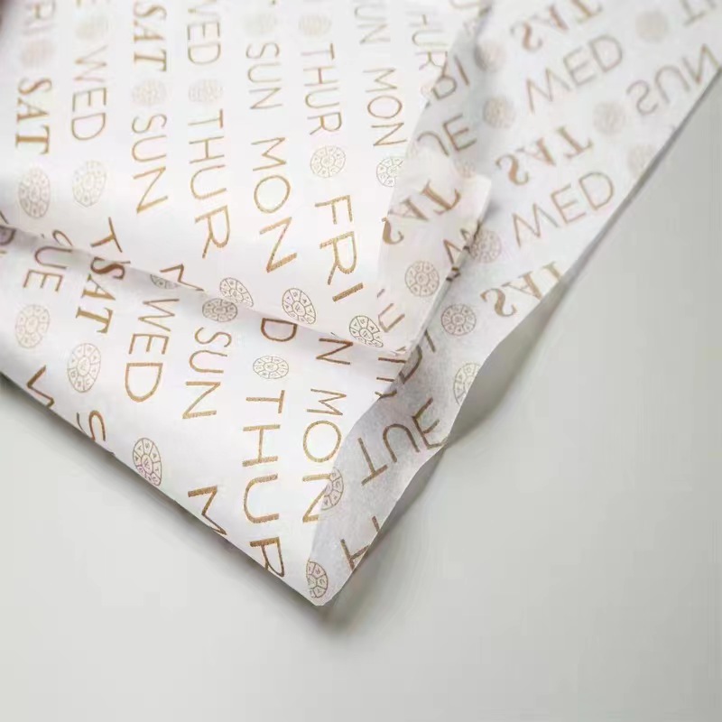 Uncoated Fancy Packaging Box Wrapping Tissue Paper Packing For Clothes Shoe