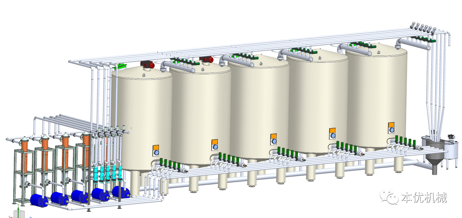Double Circuits 500L Fruit Juice CIP Cleaning Tanks
