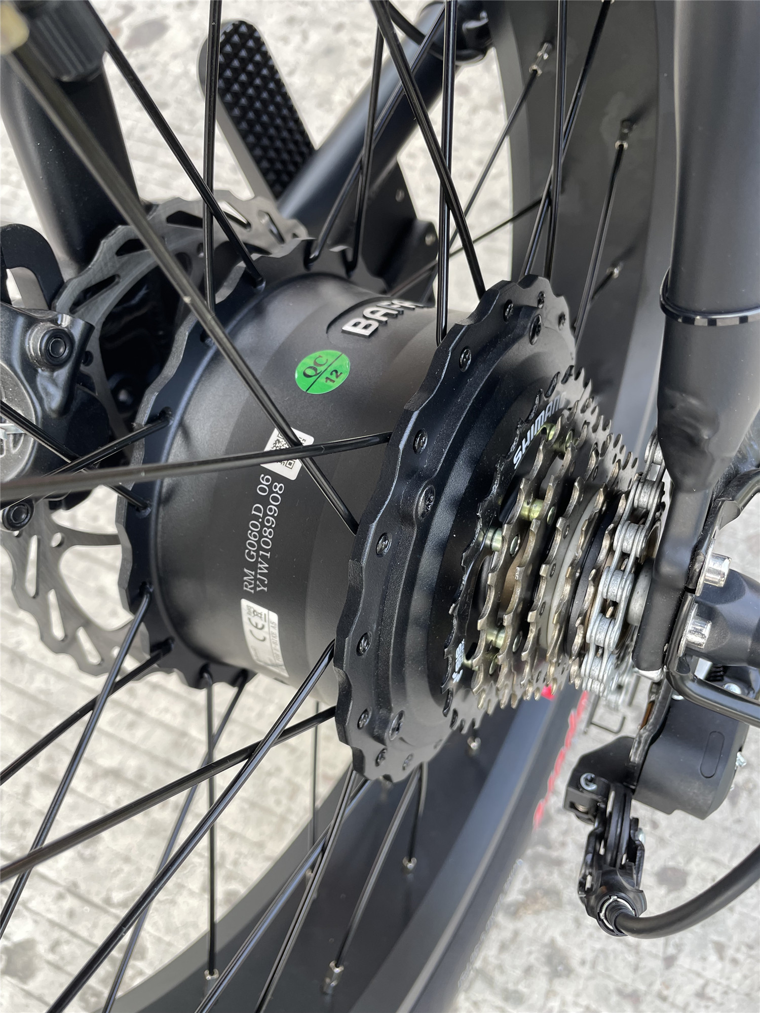 48V 150W Dual Motor Fat Tire Electric Bike Hydraulic Disc Brakes Ebike For Adults
