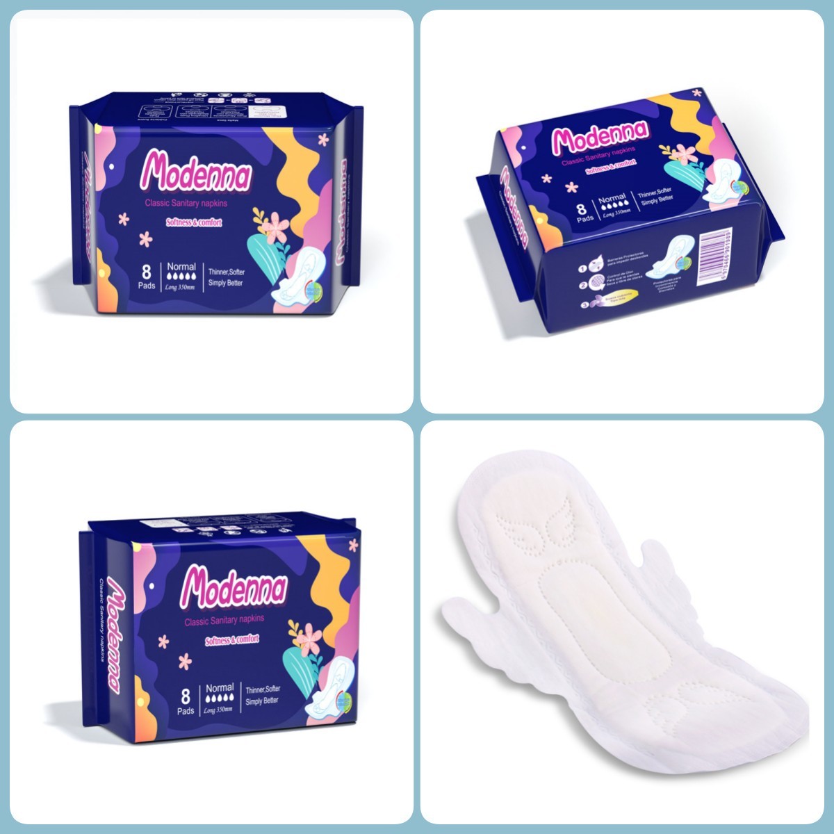 Function Onion Hot Sale In Asia Sanitary Napkin Cloth Breathable PE Film Soft Non-Woven Japan
