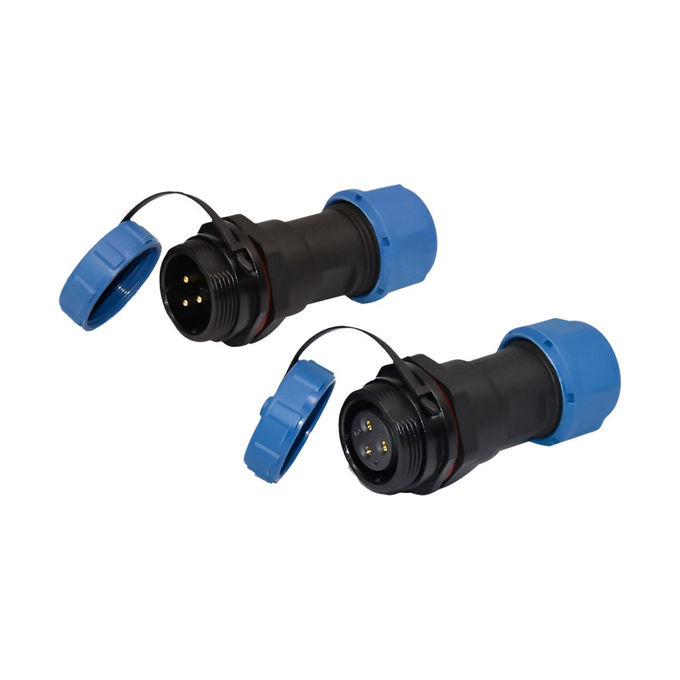 Waterproof IP68 Weipu Connector SP13 17 21 Series Female To Male High Power Connector