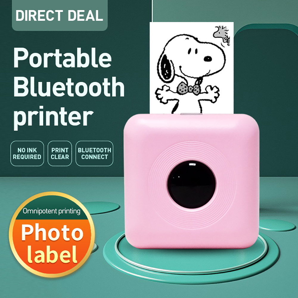 Small Printer Picture Printer Mini Printer Portable Photo Printer for phone