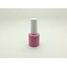 Buy cheap pink powder coating gel polish bottle thick tough coating 10ml round straight from wholesalers