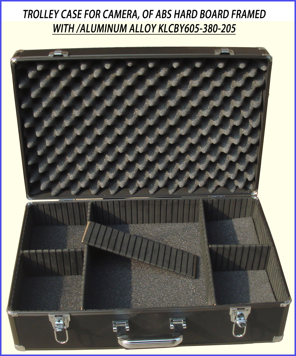High Impact Absorption Hard Rolling Camera Case For Photography Equipment