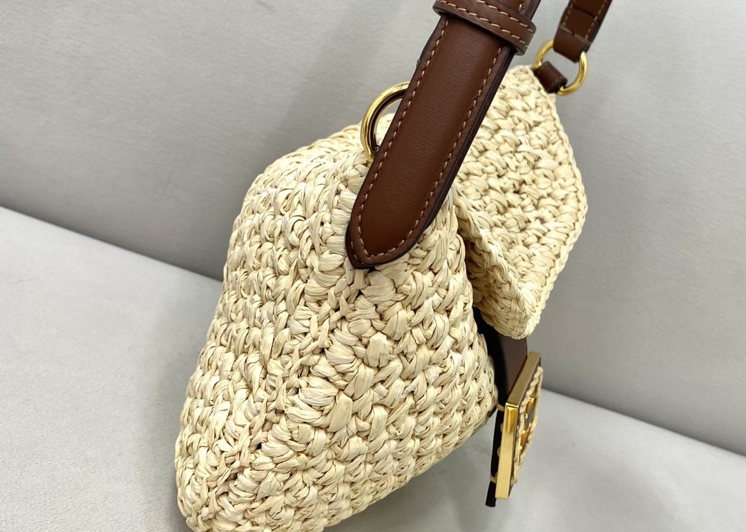 Classic Underarm Bag Straw Weaving Series Of Pure Hand Woven Single Strap Shoulde Lazy French Style Handbag