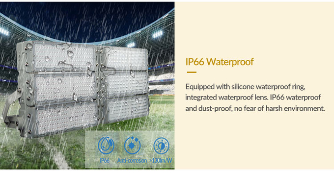 High Luminous LED High Mast Light 300W Led Stadium Light For Tunnel Illumination