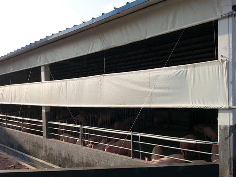 Pvc White Waterproof Tarpaulin For Poultry Side Curtain