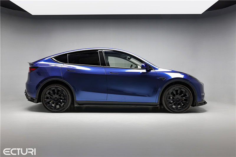 Auto Parts Carbon Fiber Body Kit for Tesla MODEL Y MODEL Y Upgraded Ecturi Style Front Shovel Diffuser Spoiler Body Kit
