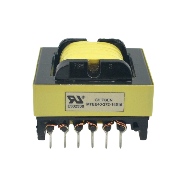 EE40 12v 300a 13 5v 24v dc to 220v ac 400v to 480v lan ethernet usb hf coils slim led mv core impulse power transformer