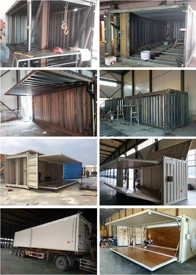 Topshaw Casas Prefabricadas Prefab Houses 20ft 40ft Solar Modified Shipping Container