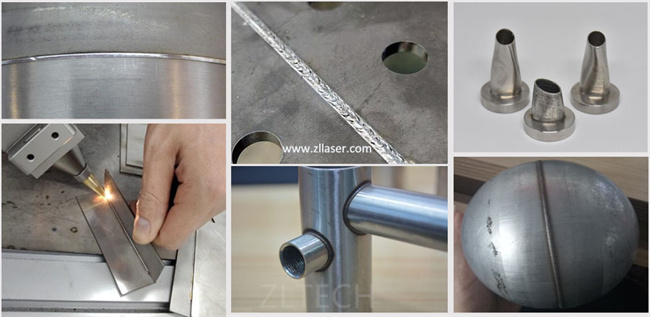 Portable Handheld laser welding machine sample