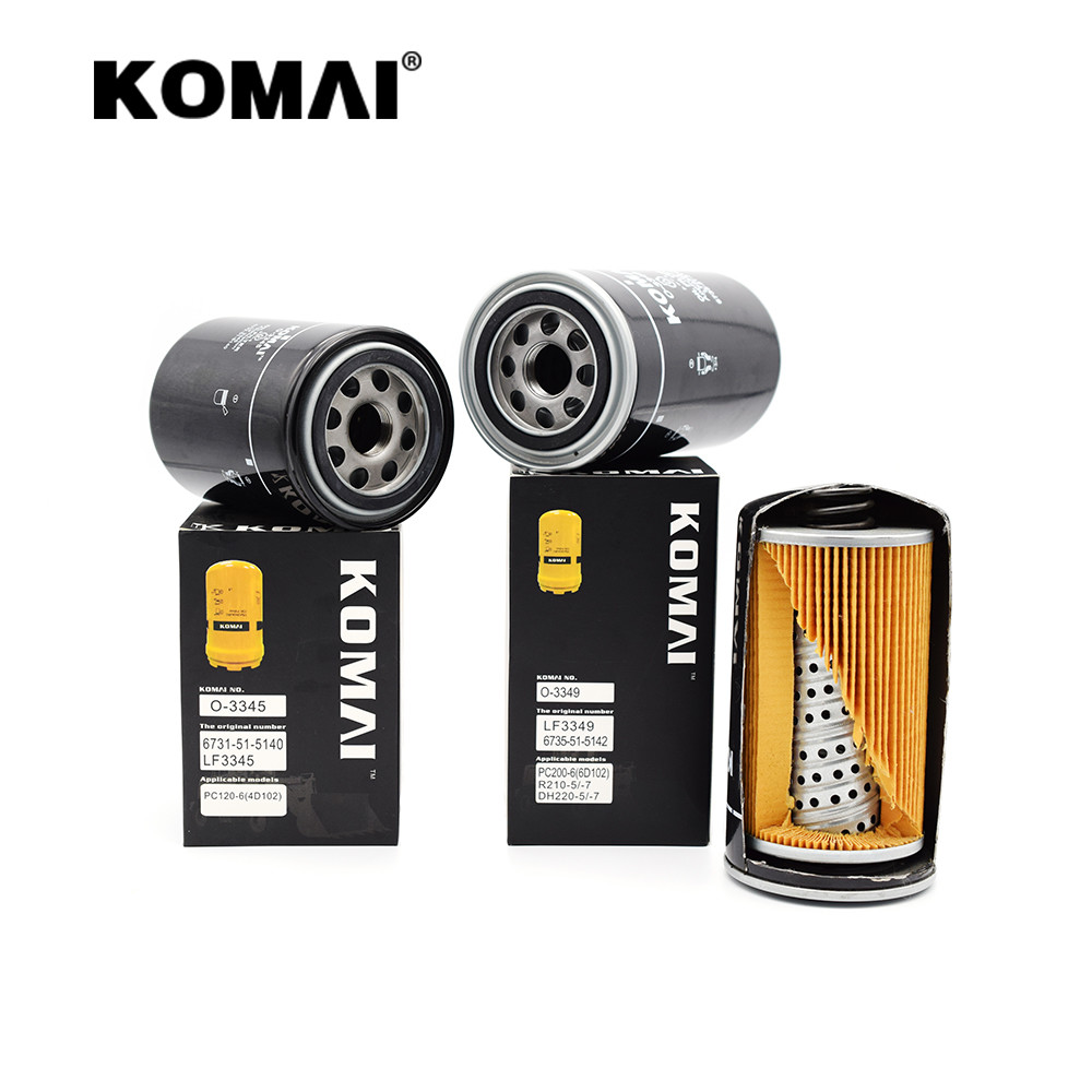600-212-1231 P551230 LF345 Komatsu 6D95 Engine Spin - On Oil Filter Replace