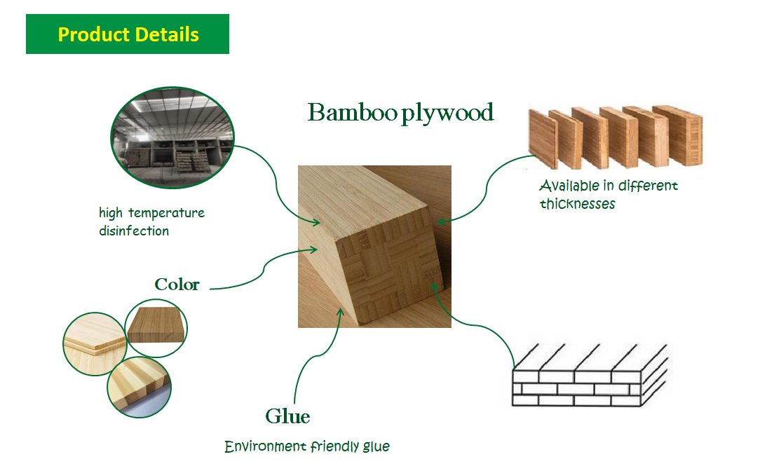 Modern Furniture Design Made Easy with Natural Double Sided Bamboo Lumber Plywood