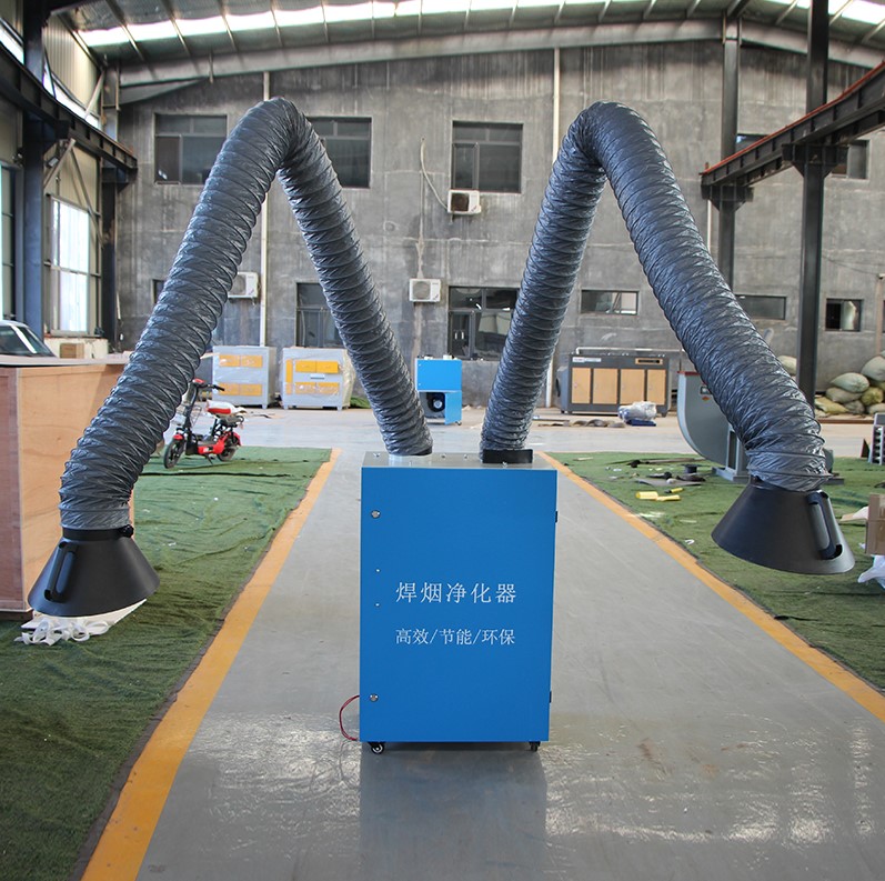 Self Cleaning Filter System Portable Welding Fume Extractor for Noise Sensitive Areas