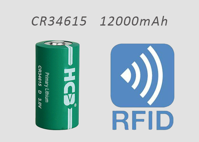 Big capacity low self discharge Primary 12000mAh Spiral 3V MnO2 Lithium cylindrical Battery