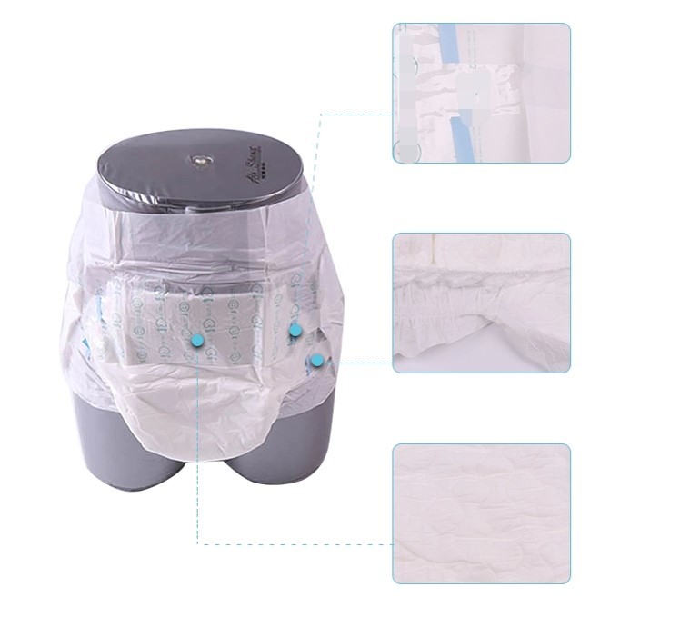 Skin Care Pattern Printed 3D Leak Guard Sleepy Baby Diapers