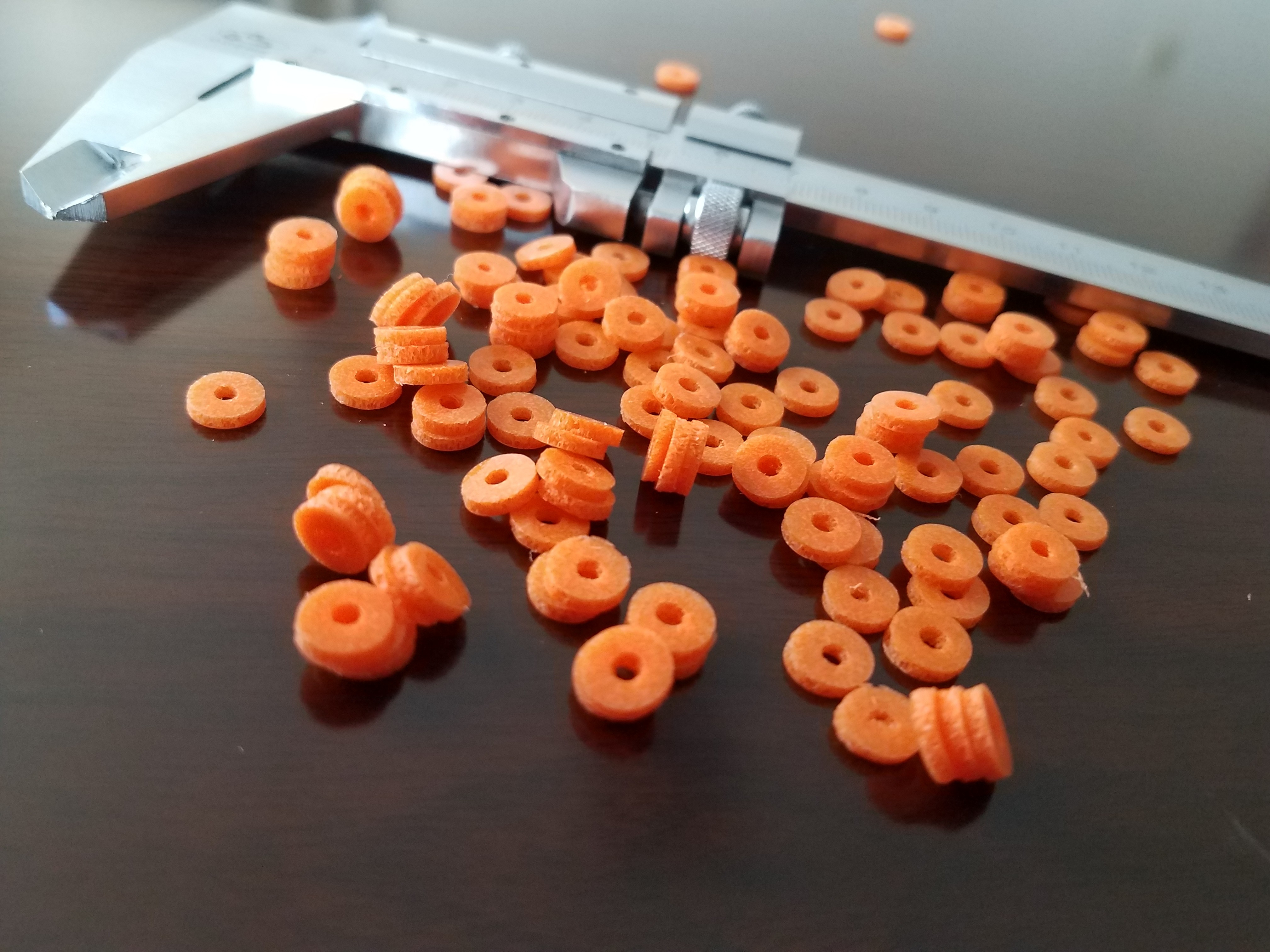 Orange Soft Silicone sponge Gasket Industrial Grade Smooth Surface