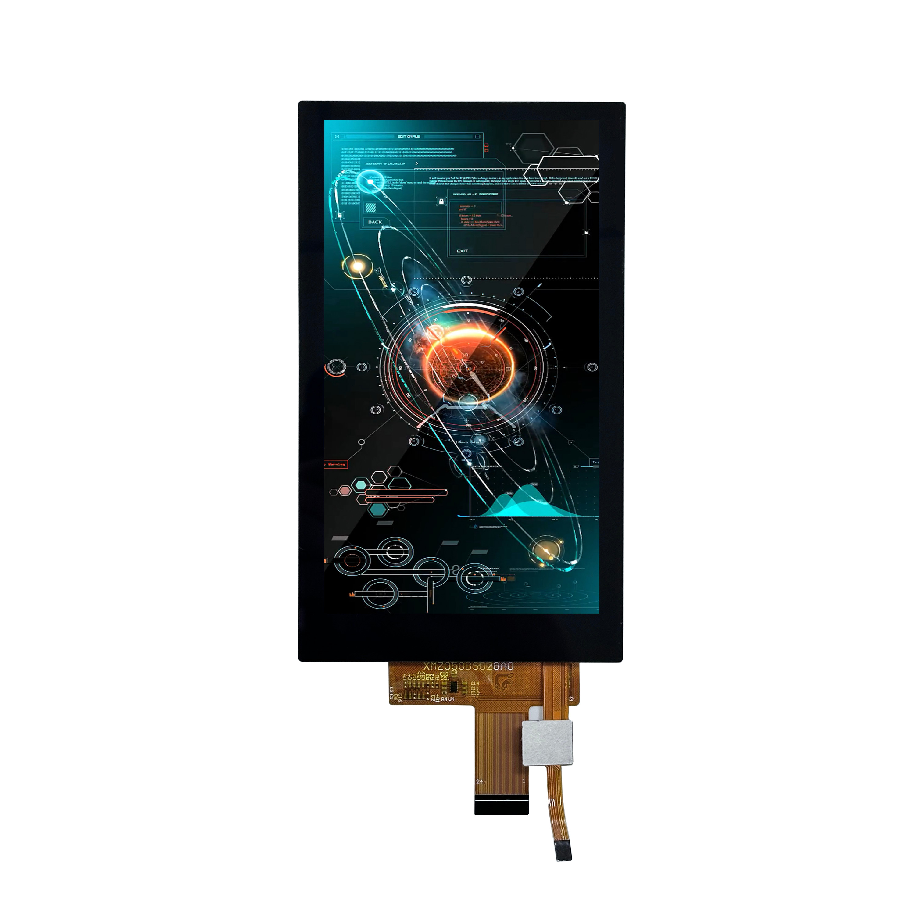 5'' Vertical Screen Industrial TFT Displays HD TFT LCD Display With LVDS Interface