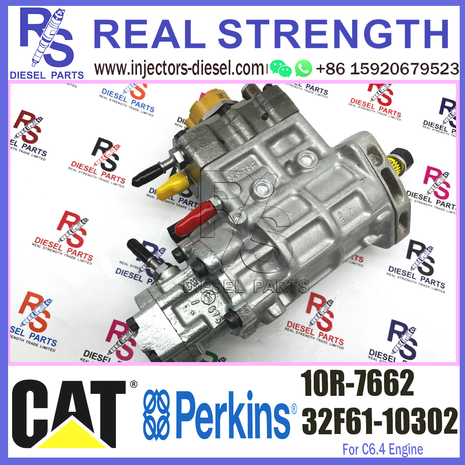 320D C6.4 Diesel Engine Fuel Pump 326-4635 32F61-10302 10R-7662 For Cat Excavator
