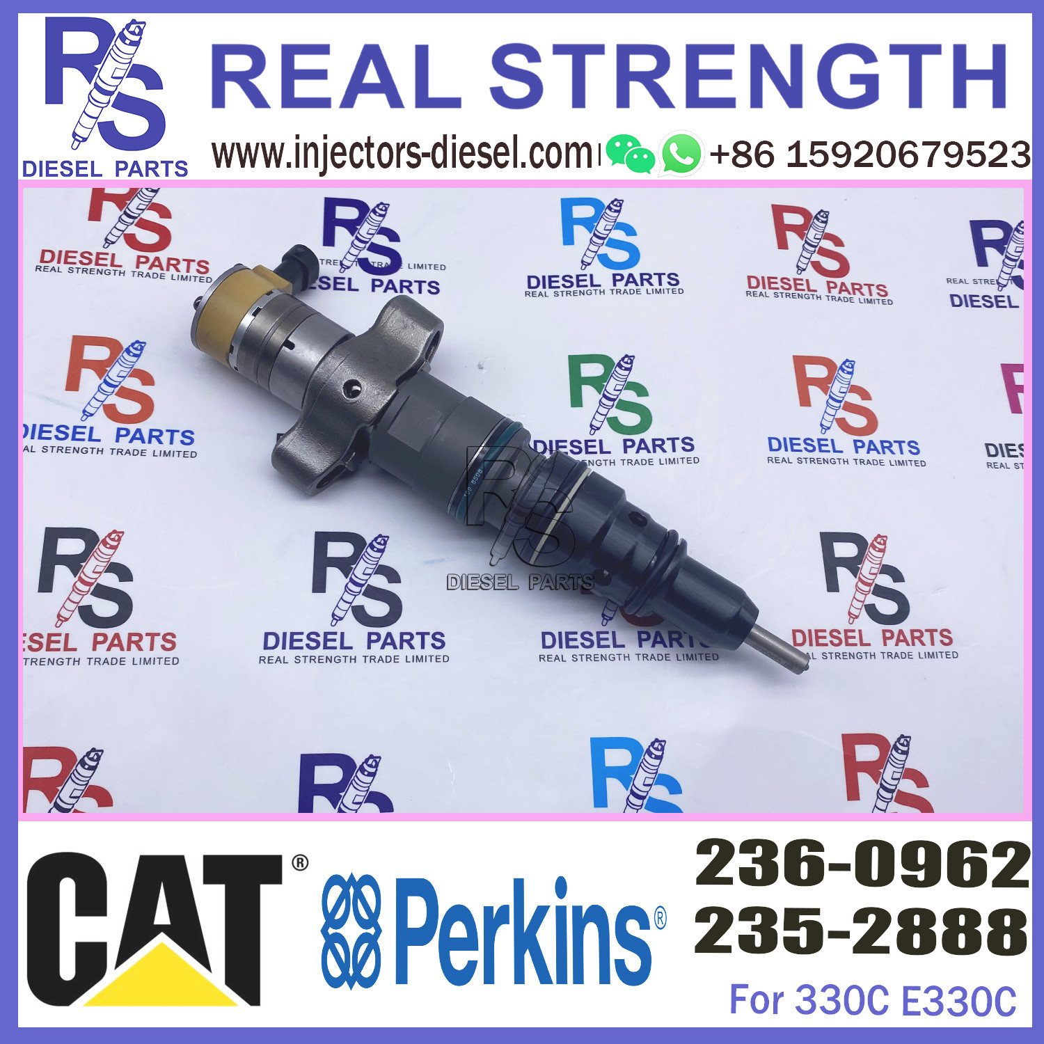 Original new diesel V-O-L-V CUMMINS injector, manufactured in the UK. We are distributors of V-O-L-V, CUMMINS, and every