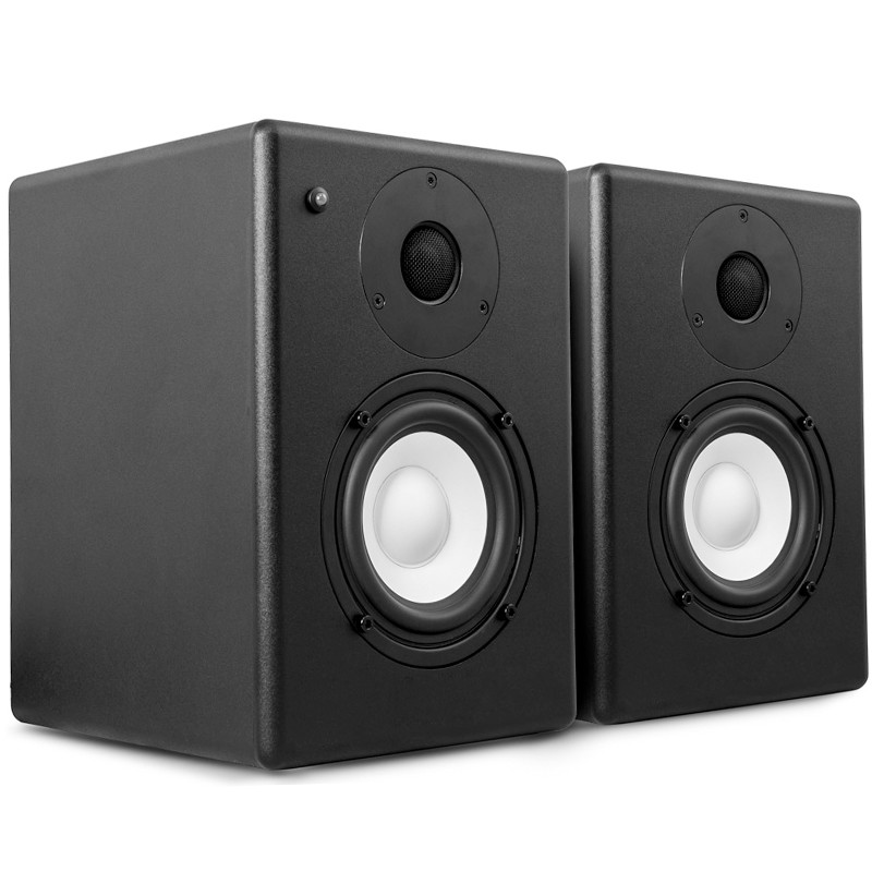 Active 200W Carbon Fiber Speakers Dynamic 3D Surround Sound 2.0 Desktop PC Monitor Speakers