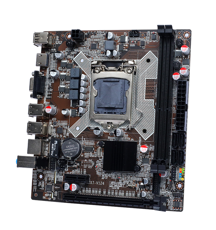 USB 2.0 X 4 Gigabit NIC Desktop Computer Motherboard LGA 1155 H61 DDR3