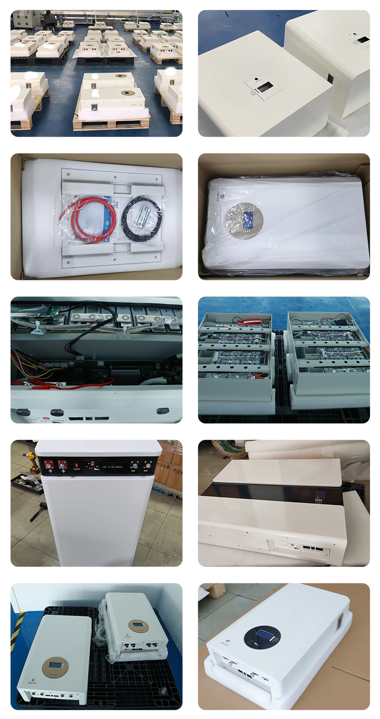 48V 100Ah 200Ah LiFePO4 Solar Battery for Household Energy Storage in Array Mode 16S1P