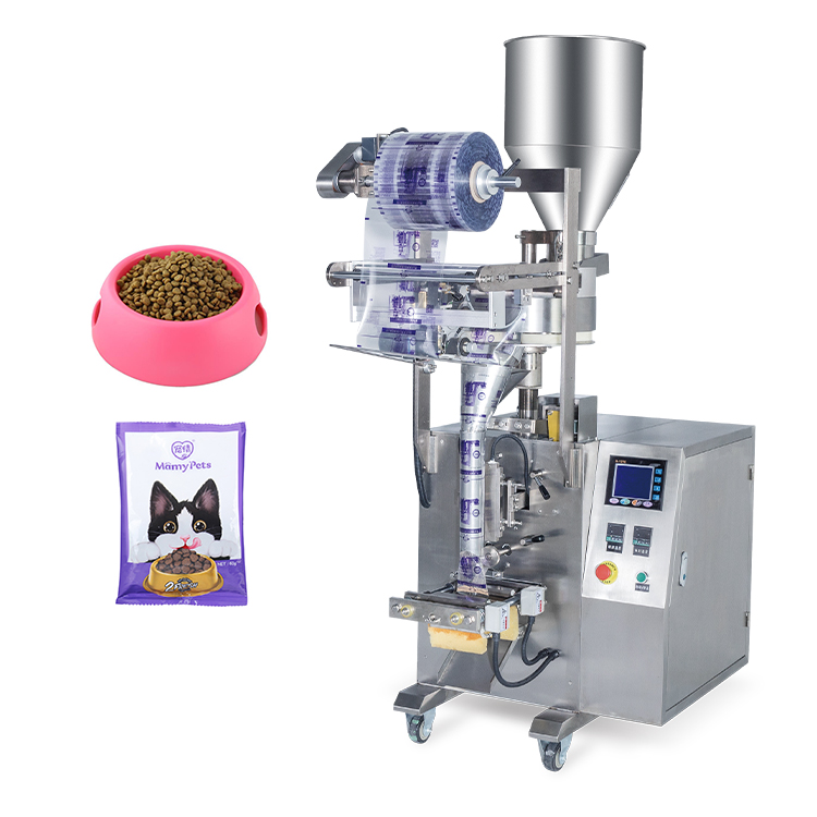 330ml Dried Fruit Pillow Pouch Granule Packing Machine 4 Side Sealing SS304
