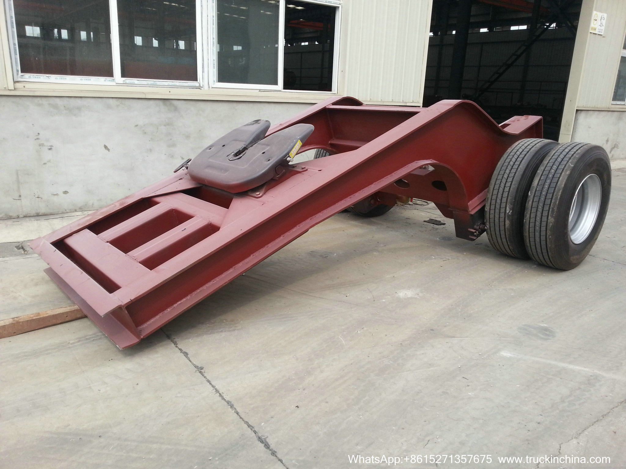 Gooseneck Lowbed Trailer Dolly for Heavy Duty Heavy Machine Lowbed Semi Trailer 80 ton 100Ton WhatsApp:8615271357675