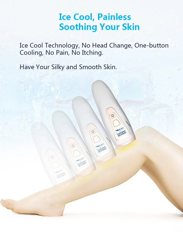Ice Cool Diode Laser Hair Removal Machine Handheld Laser Hair Removal Device
