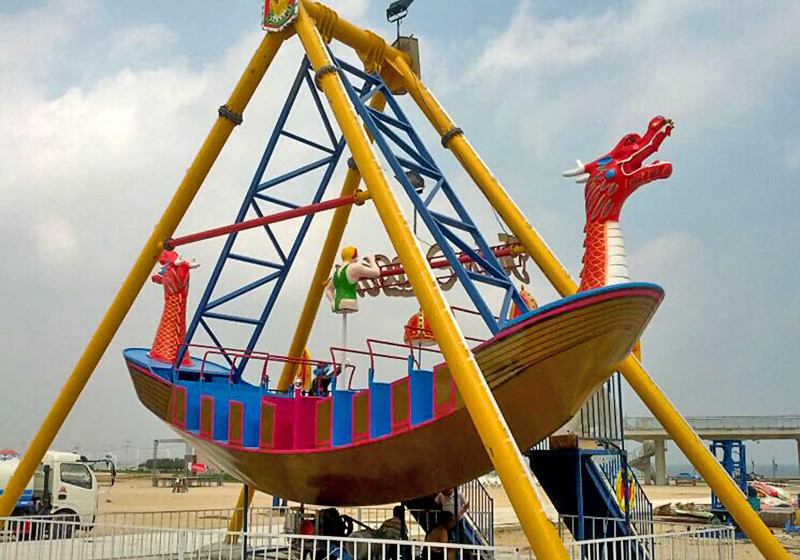 2000W Pirate Ship Ride Upside Down 360 Looping Pirate Ship For Theme Park