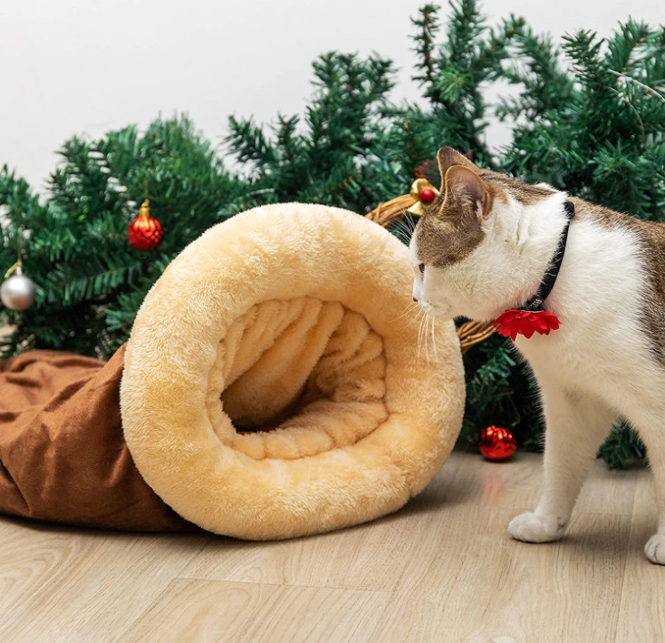 cat snuggle sack