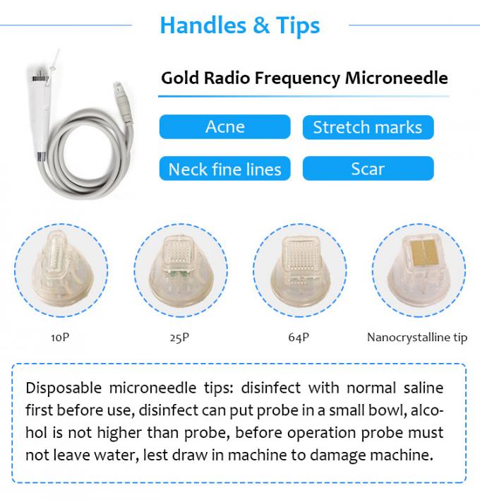RF Microneedle Beauty Equipment For Scar & Stretch Marks & Acne & Wrinkle Removal 1