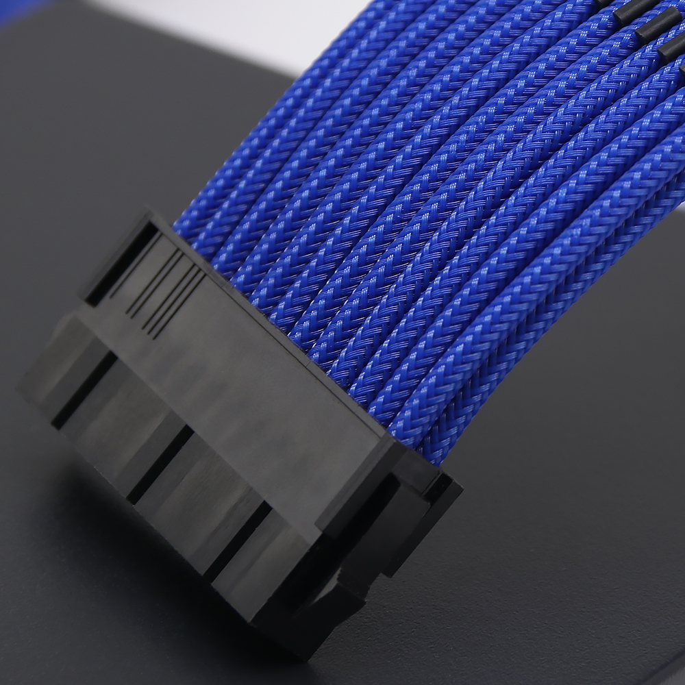 Power Supply Psu Extension Braided Sleeved Arc Set Good Quality Connector Antenna Charging Color Steel Micro