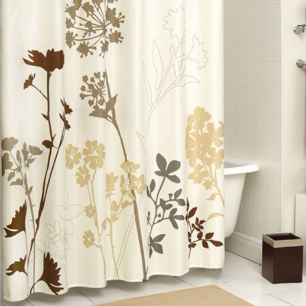 Walmart Bathroom Polyester Shower Curtain Liner for Bathroom Luxury Shower Curtain