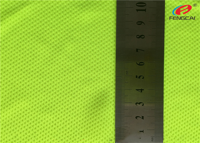 100% Polyester Honeycomb Bird Eye Fluorescent Mesh Sport Coolmax Fabric For Sport Wear