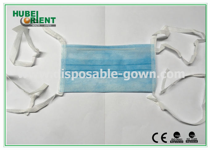 Dust Proof Adjustable Nose Clamp Disposable 3 Ply Face Mask